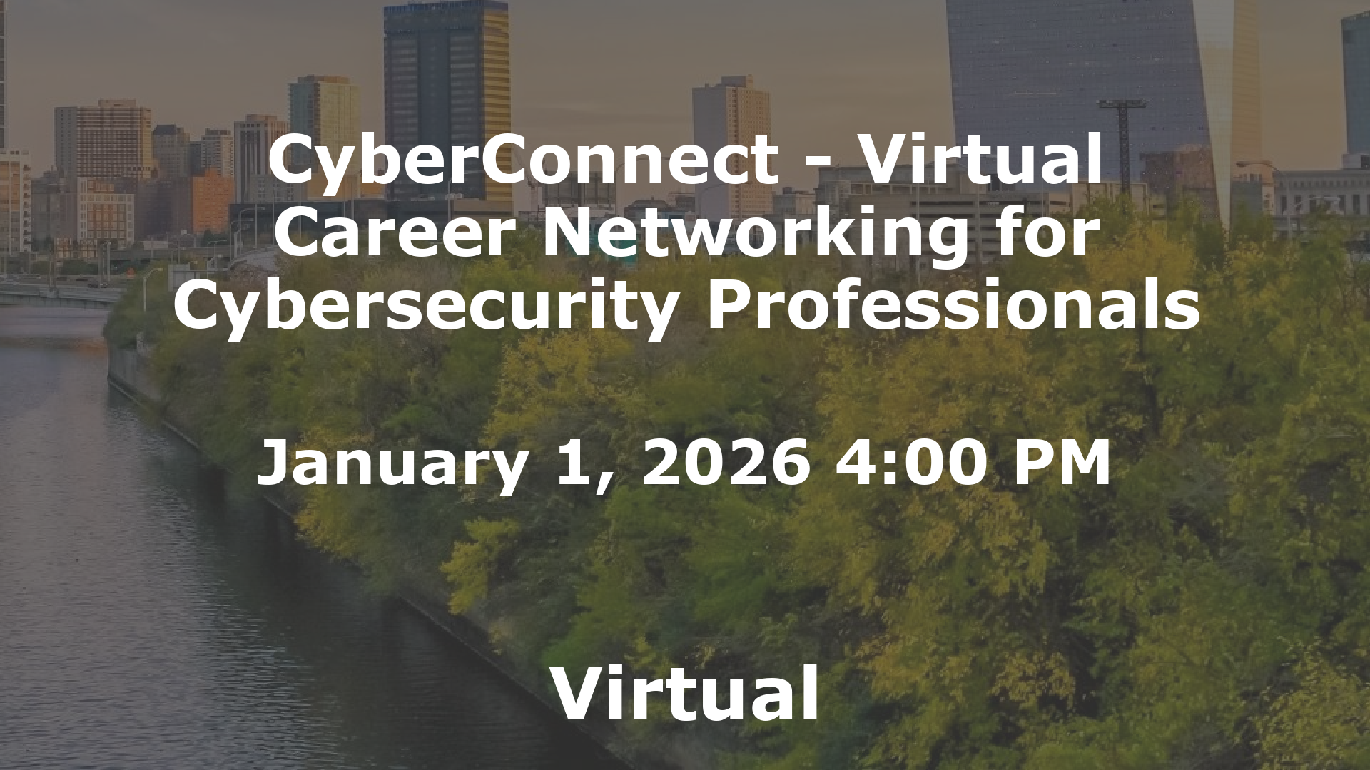 CyberConnect - Virtual Career Networking for Cybersecurity Professionals event image